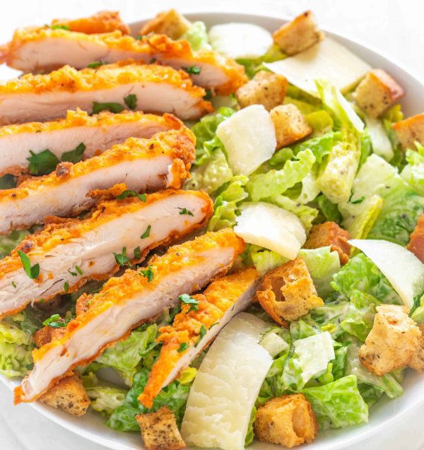 Crispy Chicken Caesar Salad