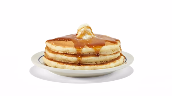 bc757e9cb2264e1baf50ef0adf1d7d2a Pancakes - Short Stack (2) + 1 topping