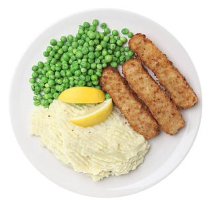 Kids - Fish Fingers, Mash & Peas